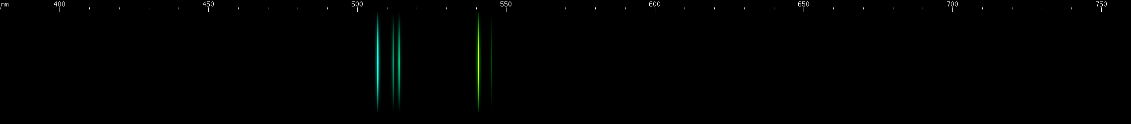 Spectral lines of Arsenic.